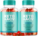 (2 balení) Keto čisté ACV gumy, Keto čisté gumy, 120 gumy po dobu 2 měsíců