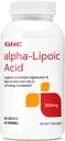 GNC Alfa- Lipoová kyselina 300mg, hraje důležitou roli v metabolismu buněčné energie, 60 Počet