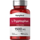 Piping Rock L- Tryptophan 1500 mg i. v. 124; 90 Kapsle 124; Zdarma formulář i. v. 124; Non- GMO, gluten zdarma dodatek