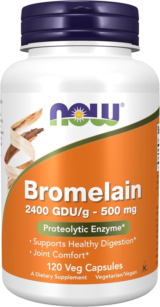 Bromelain 500 mg, 120 Veg Kapsle