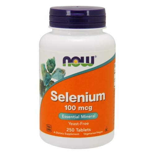 Foods Now Foods, Selen, (2 balení) Kvasinky zdarma, 100 mcg, 250 tablet