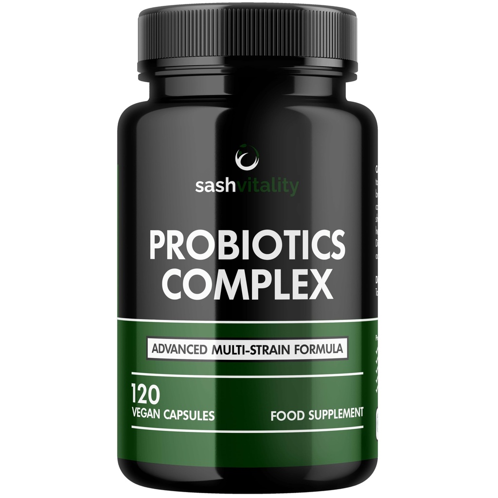 Probiotika a prebiotika 124; 435 miliard CFU 124; Bio kultury Komplexní CF124; 120 Vegetariánské kapsle pro ženy a muže - Lactobacillus Acidophilus, Bifidobacterium, Rhamnosus & Reuteri - Pokročilý multi- kmen