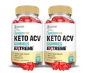 (2 Pack) Speedy Keto ACV Gummies Extreme 2000MG Speedy Keto Gummies Advanced Formule Apple Cider Ocet s Pomegranate Beet Juice Powder B12 Vegan Non GMO 60 Gummys