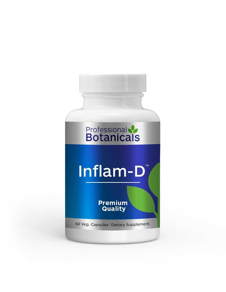 Profesionální botaniky INFLAM-D Advance Joint & Muscle Health Appendix, Non- GMO, Vegan - 60 Kapsle