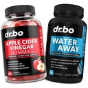 DR. BO ACV Gummies & Water Away Pills - 1000MG Apple Cider Ocet Gummies & Water Retention Diuretics for Digestion, Gut Health, Stomach Floating & Leg Otok