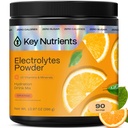 KEY NUTRIENTY Multivitamin Electrolytes Powder No Sugar - Tangy Orange Electrolyte Powder - Endurance & Energy Supplement - Hydration Powder - No Calories - 90 Servings - Made in USA