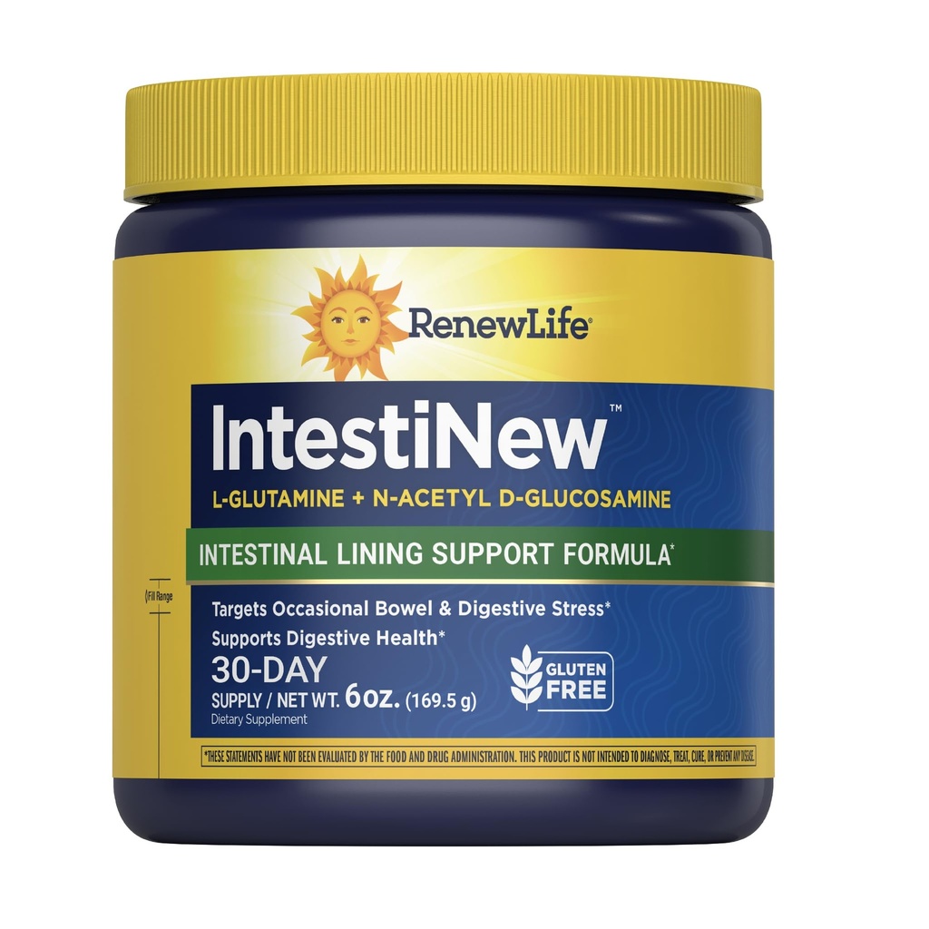 Reew Life InsestNew Intestinal Lining Support Formule, Práškový dodatek podporuje stravitelné zdraví, L-glutamin, mléčné výrobky, Soy a gluten- free, 5.7 oz.
