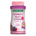 Nature 's Bounty Optimální řešení, Ženy Multivitaminové gumy pro imunitní podporu, Cellular Energy Support, Bone Health, Malina Flavor, 140 Ct