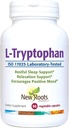 NEW ROOTS HERBAL L-tryptofan dodatek pro spánek (90 kapslí) 220mg, Bylinný dodatek pro zdravý spánek, nálady a Stress Response Support - Gluten- Free, Non- GMO