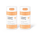 Zdraví od Habit kolagen dodatek 2 Balení (120 Kapsle) - Vitamin C & Vitamin E, 2000mg, Kolagen Peptidy, Superior Absorpce, Podpora kůže, Non- GMO, Cukr zdarma (2 Pack)