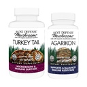 Obranné pouzdro pro hostitele s turkey Tail Capsules, 120 hrabě & Agarikon Kapsle, 60 hrabě - Podpora trávicího a imunitního zdraví - Podpora imunitních funkcí a síly buněk *