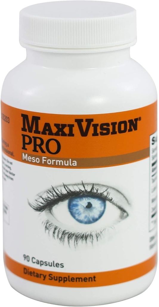 MaxiVision ® PRO Meso Formule - Mesozeaxanthin - Lutein - Zeaxanthin - 90 Kapsle, 1 lahvička