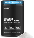 Kreapure Creapin Monohydrát Powder - Neochucený, 5000mg, 100 Služeb - Zvýšení svalové růstu, síla, výkon & Brain Health - Non- GMO, gluten- Free, HPLC Tested, NSF Certified