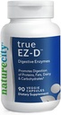 NatureCity True-EZ-D Non- GMO Digestive Enzyme Complex Supplement for Digestive Health and Bloating Relief for Men and Women (90 Veggie Kapsle) Super Enzymy