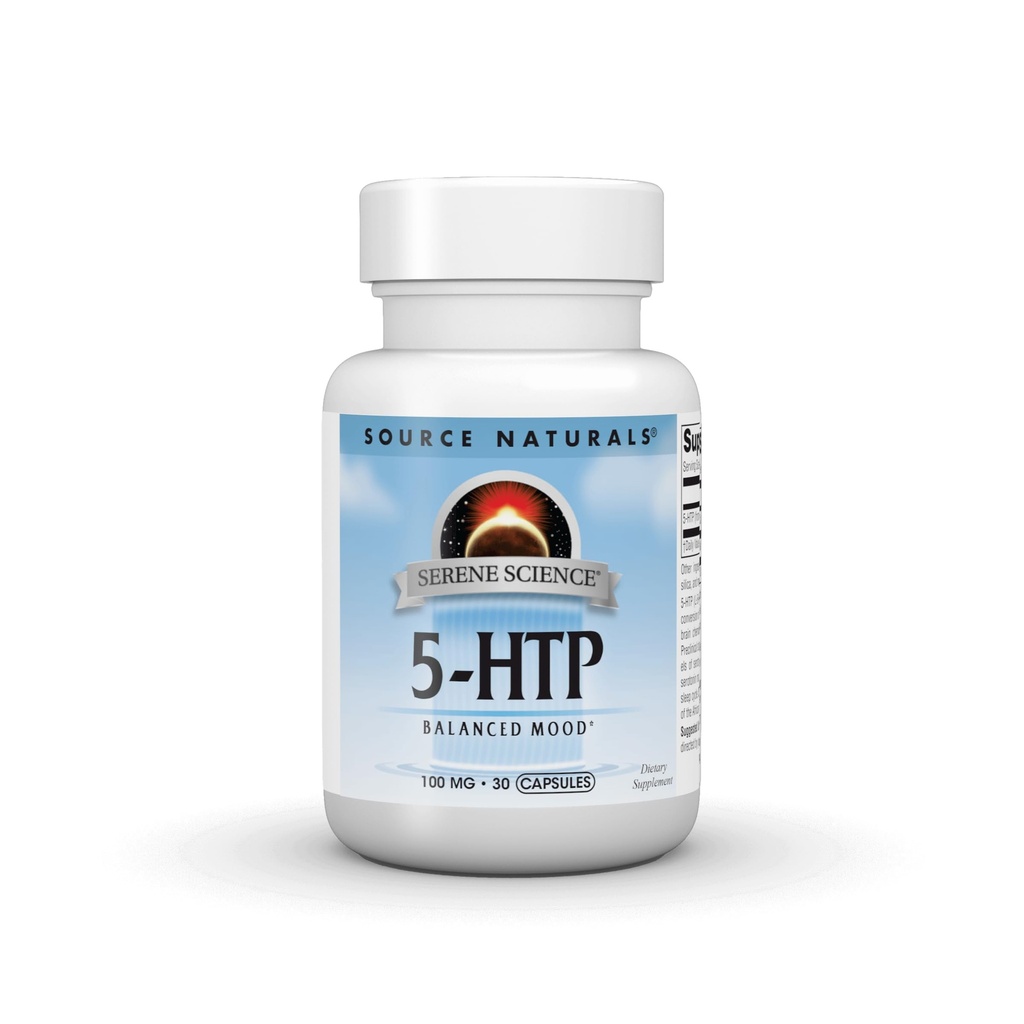 Zdroj Naturals Serene Science 5-HTP, Balanced Mood * 100 mg - 30 Kapsle