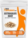 BulkSupplements.com Astragalus Extract Powder - Astragalus Root Powder, Bylinný dodatek - Vegan & Gluten Free, 500mg per Serving, 100g (3.5 oz) (Balení po 1)