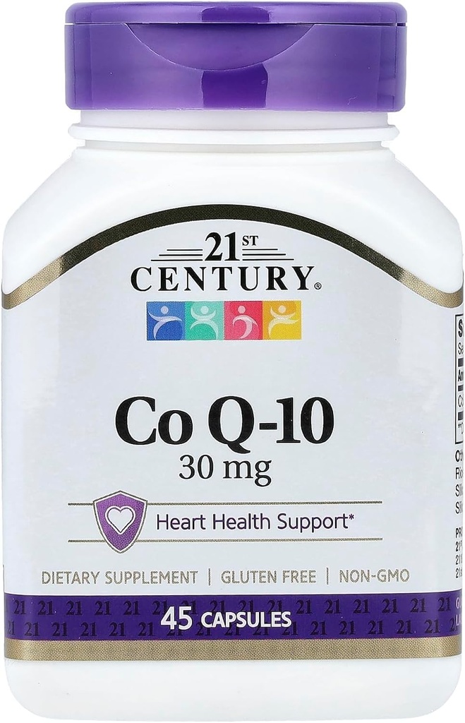 21. Století Co Q10 30 mg Kapsle, 45 Počet (21341)