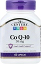 21. Století Co Q10 30 mg Kapsle, 45 Počet (21341)