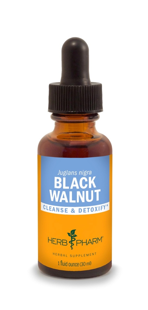 Herb Pharm Black Walnut Liquid Extract pro čištění a detoxikaci - 1 Ounce