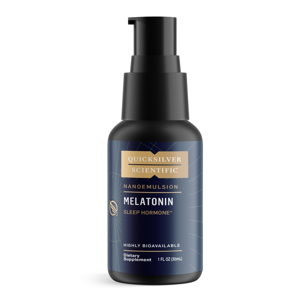 Quicksilver Scientific Liposomal Melatonin - Bedtime, Jet Lag & Imunity Support Liquid pro dospělé - Efektivní, Superior Absorpce 1mg Melatonin minimalizovat ranní utonutí (30 ml)