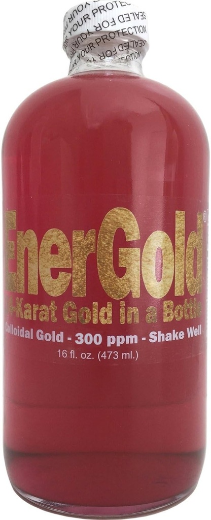 EnerGold ® 99.99% -Pure Ultraconcentrated 200-ppm Ruby- červené koloidní zlato. Deflect Radiation & EMF, Opravy DNA, Regenerační Pineal Gland, Omladit všechny tkáně těla, Energize vaše aura,...