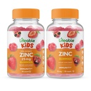 Živý zinek 25mg děti + zinek děti, Gummies Bundle - Great Ochutnávání, Vitamin dodatek, gluten zdarma, GMO zdarma, Žvýkací žlab