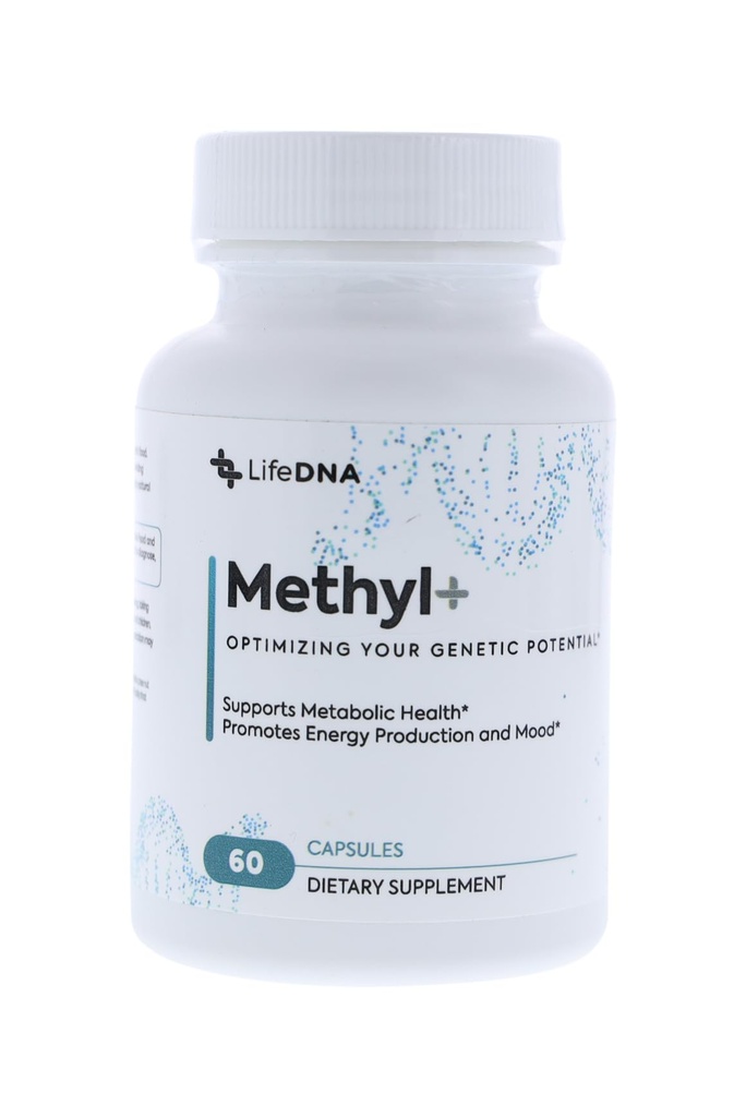 LIFEDNA methyl + methylfolát - Methylovaný folát Multivitaminový komplex s TMG Optimalizovaným homocysteinem, mozkem, kardiovaskulárním a neurotransmiterem
