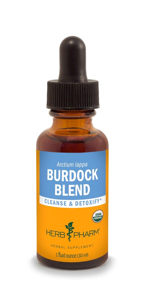 Herb Pharm Burdock Směsný tekutý extrakt na podporu čištění a detoxikace - 1 Ounce (DBURD01)