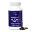 Triglycerid Omega 3 Fish Oil for Health Eyes - Podporuje zdravé oči s optimálními přísadami - Snadno polykat, Burless - EPA, DHA, & Omega 7 mastné kyseliny - 90 Počet
