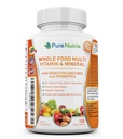 Multivitamin a minerální látky s probiotickými enzymy - 120 Multivitaminů pro ženy a muže - Baleno s WholeFood a bylinné přísady - Výkonné antioxidanty pro stravitelnou podporu