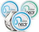 Nectr Energy Nootropní Pouches Mint Mix - Caffeine Pouches s Cognizin Citicoline. 3 Chutě: Mírná a čerstvá mincovna, a ledovcová zelená. Sugar- Free, Nicotine Volný klid Focus & Energy Dodatek
