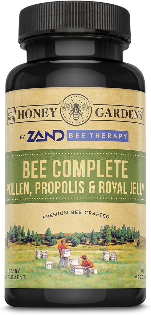 Honey Gardens Bee Pollen Royal Jelly a Propolis Kapsle, 90 Počet