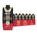 Optimum Nutrition Gold Standard Protein Shake, 24g Protein, Připravený pít protein Shake, gluten zdarma, Vitamin C pro imunitní podporu, Vanilla, 11 Fl Oz, 12 Počet (balení po 1) (Balení květen Vary)