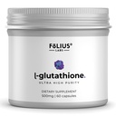 Ultra vysoká síla L- Glutathione 98% dodatek pro zářivou pleť - Kolagenové doplňky pro ženy a muže - 500mg Koncentrovaný vzorec, snížený L- Glutathione dodatek - 60 Kapsle