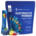 Dr.Berg Sugar Free Electrolyte Powder Packets (Variety Pack) - Daily Electrolyte Drink Mix - 28 Total Hydration Pouches Sugar Free - Keto Electrolytes Powder Packets No Sugar - 7 Delicious Flavors