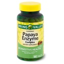 Spring Valley Spring - Valley Papaya Enzyme Complex Tablety - 180 Žvýkací Tablety Balení 2 180 Počet (Balení 2)