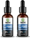 Happy Body Liquid MSM Drops Nejvyšší MSM obsah v tekutém MSM dodatku. Ideální pro orální i tematické aplikace - 1 x 4 fl. oz Lahvička (2 balení)