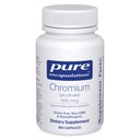 Čistá enkapsulace Chromium (Pikolinát) 500 mcg - pro lipidový a karbohydrát metabolismus * - Minerální dodatek - Superior Absorpční chromitý dodatek - Vegan & gluten zdarma - 180 Kapsle