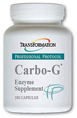 Transformation the GENESIS of Good Health Enzymes Carbo-G High Potency Enzyme Blend Formule Dodatek s Probiotika & Byliny, pro rozklad sacharidů, Nutrient Absorpce, 180 Kapsle