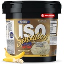 Ultimate Nutrition Whey Protein Isolate Powder with Glutamine Complex, ISO Sensation 93 - Syrovátkový protein Powder with Added Colostrum for Enhanced Recovery, Immunity & Gut Health - Banana, 5lbs