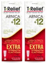 MediNatura T- Relief Extra Strength Cream Arnica + 12 přírodní uvolňující látky pro bolest zad kloubní bolestivost svalů Aches & Stiffness, celé tělo rychle působící úleva pro ženy a muže - 3 oz (2 balení)