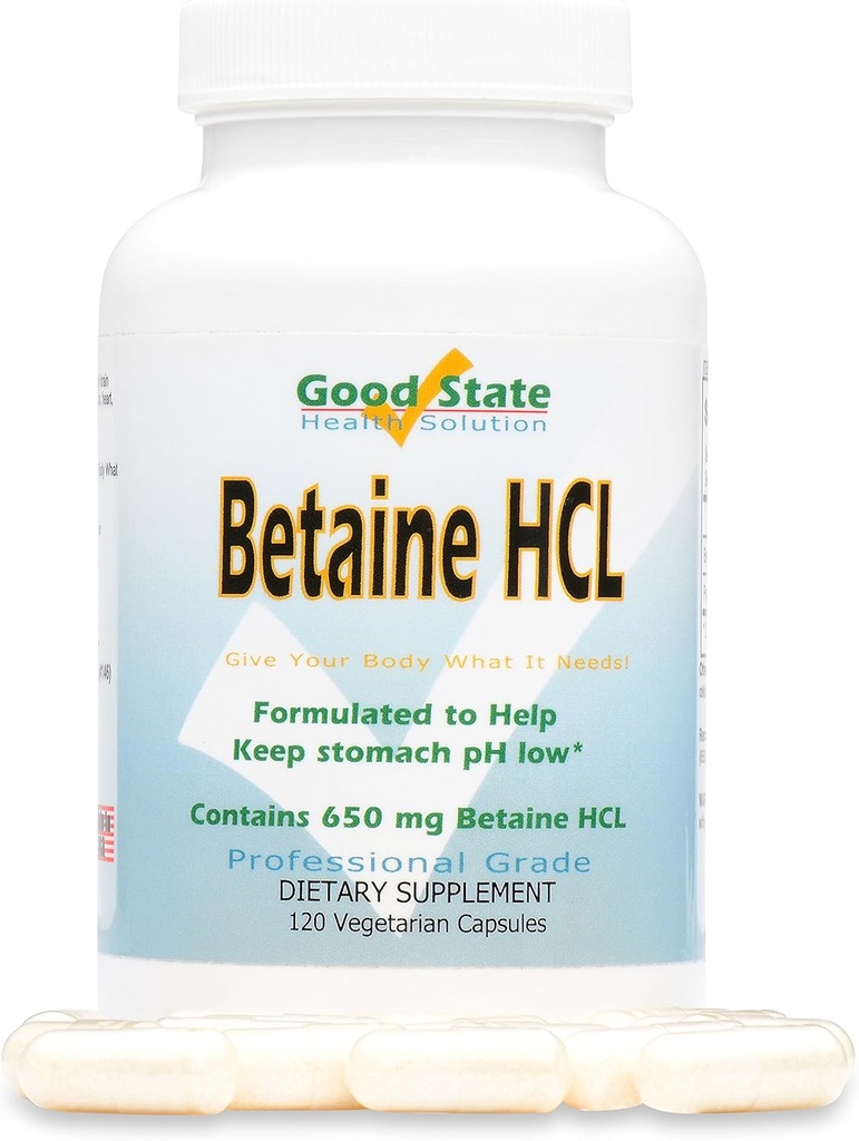 Dobrý stát - Betaine HCL - (120 vegetariánských tobolek)