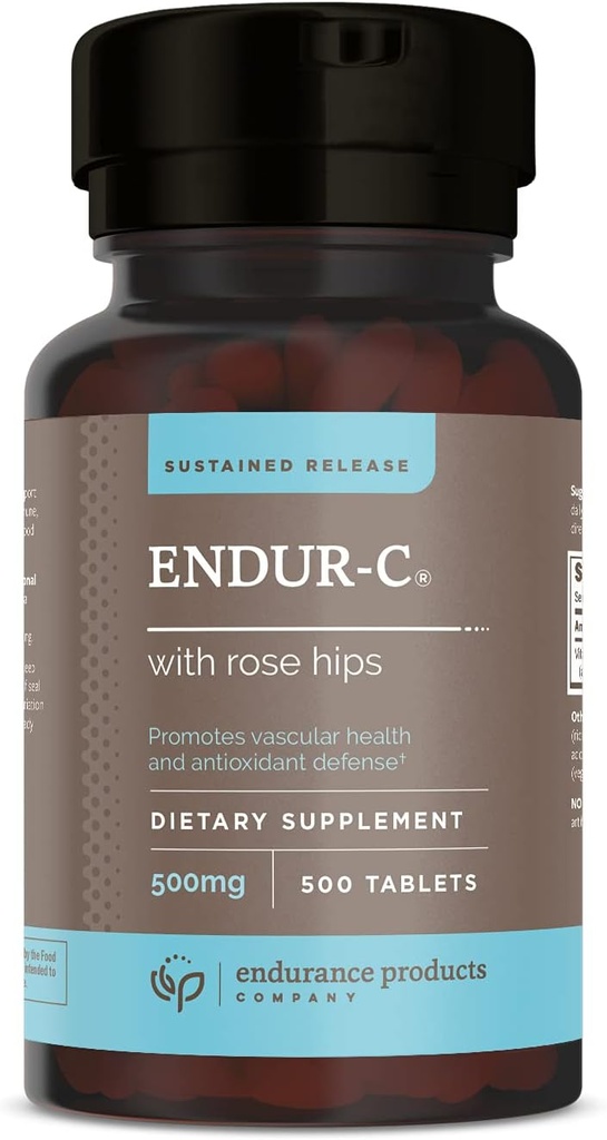 ENDUR- C s Rose Hips Trvalé uvolňování vitaminu C 500mg 500 Tabs