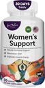 Dámské Supplement- Natural Hormon Regulation- Menopauza Supplement- Estrogen Rich Supplement- Aktivní ingredience pilulky na pomoc rovnováhu hormony Non- GMO