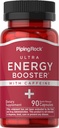 Piping Rock Energy Dodatek s kofeinem 124; 90 Kapsle 124; Rychlé uvolnění Energy Booster Pills 124; Non- GMO, gluten Free Formule