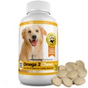 Amazing Omega 3 pro psy - Omega 3 Rybí olej pro psy doplněk pro Itchy Skin Relief pro suchou pleť a horké Spots a Shedding Coat s EPA a DHA mastné kyseliny - 120 Bacon Flavor Chews