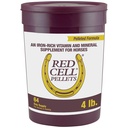 Farnam Horse Zdraví Red Cell Pellets, Vitamin- Iron- Minerální dodatek pro koně, pomáhá vyplnit důležité výživné gaps v koňském stravě, 4 libry., 64- denní zásobování