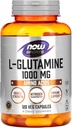 Nyní Potraviny Sportovní, L- glutamin, 1000 mg, 120 Veg Kapsle