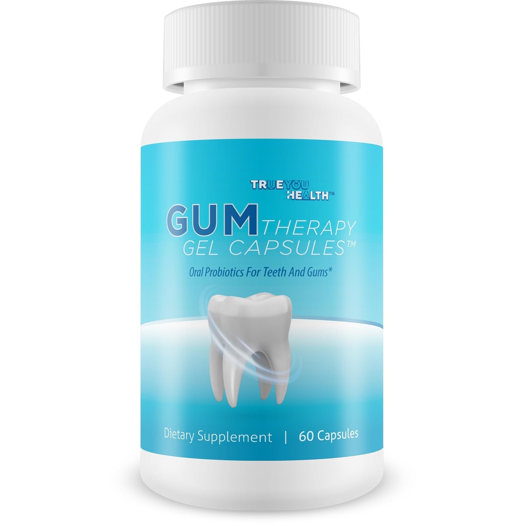 Gum Terapie Gel Kapsle - Naše nejlepší Gum & Zuby Support Probiotika - Orální Probiotika Gum Zdravotní doplňky - Gum & Zuby Probiotika - Naše nejlepší Orální Probiotika pro zuby a Žvýkačky - Žvýkací doplněk