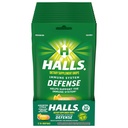HALLS Defense Asdied Citrus Vitamin C Drops, Dietní dodatek Drops, 12 sáčků 30 Drops (360 Celkem Drops)